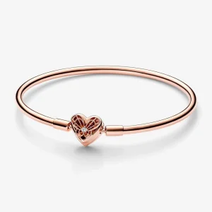 (Bild für) Pandora Moments Herz- & Schmetterlings-Armreif - 582594C01