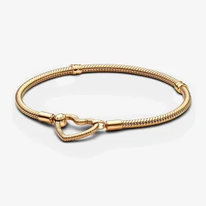 (Bild für) Pandora Moments Herz-Verschluss-Schlangenketten-Armband - 559539C00