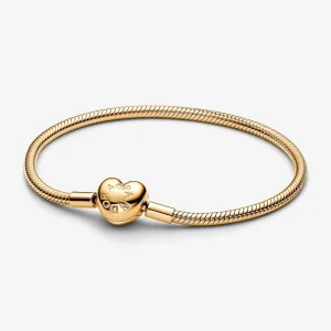 (Bild für) Pandora Moments Herzverschluss-Schlangenkettarmband - 563050C00