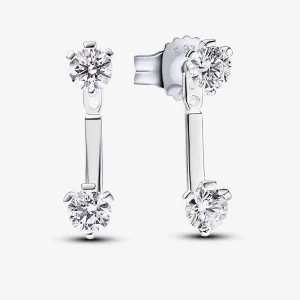 (Bild für) Pandora Nova Laborgezüchtete Diamant-Stecker mit Tropfen und Jacket 1,00 ct Gesamtgewicht Sterling Silber - 292863C01