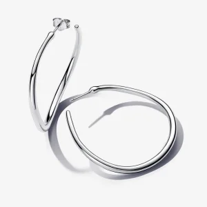 (Bild für) Pandora Organically Shaped 42 mm offene Creolen - 293299C00