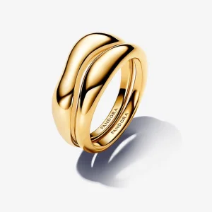 (Bild für) Pandora Organically Shaped Stacking Rings - 163264C00
