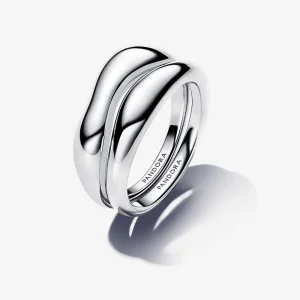 (Bild für) Pandora Organically Shaped Stacking Rings - 193264C00