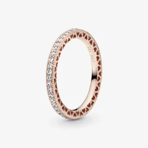 (Bild für) Pandora Sparkle & Hearts Ring - 180963CZ