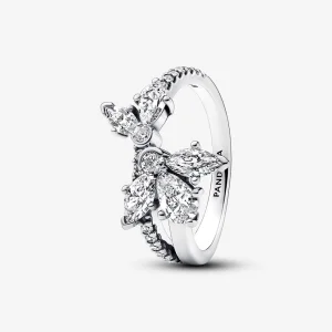 (Bild für) Pandora Sparkling Asymmetrical Herbarium Cluster Ring - 193023C01