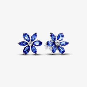 (Bild für) Pandora Sparkling Blue Herbarium Cluster Steckerohrringe - 292407C01