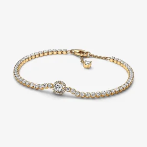 (Bild für) Pandora Sparkling Halo Tennis Armband - 569416C01