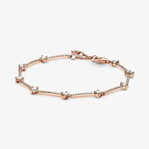 (Bild für) Pandora Sparkling Pavé Bars Armband - 589217C01