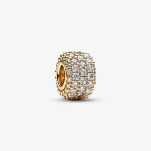 (Bild für) Pandora Sparkling Pavé Dreireihiges Charm - 762820C01