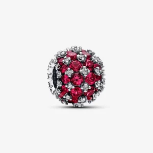 (Bild für) Pandora Sparkling Pavé Round Pink Charm - 792630C03