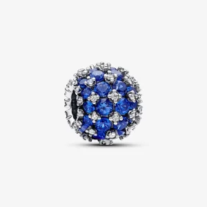 (Bild für) Pandora Sparkling Pavé Runde Blaue Charm - 792630C02