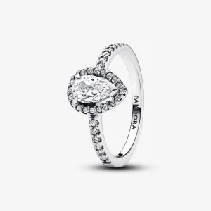 (Bild für) Pandora Sparkling Pear Halo Ring - 192835C01
