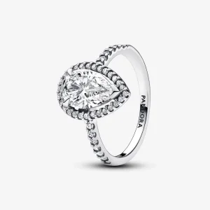 (Bild für) Pandora Sparkling Pear Halo Ring - 193012C01