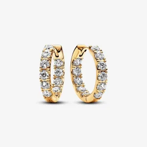 (Bild für) Pandora Sparkling Row Eternity Hoop Ohrringe - 263002C01