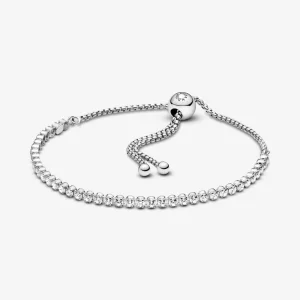 (Bild für) Pandora Sparkling Slider Tennis Armband - 599375C01