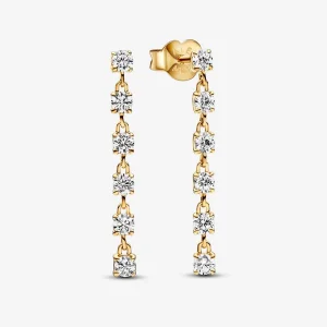 (Bild für) Pandora Sparkling Stones Drop Ohrringe - 263011C01