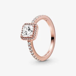 (Bild für) Pandora Square Sparkle Halo Ring - 188862C01