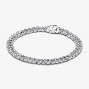(Bild für) Pandora Timeless Pavé Cuban Chain Armband - 593008C01