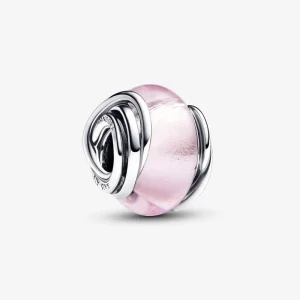 (Bild für) Pandora Umschlossen Rosa Murano Glas Charm - 793241C00