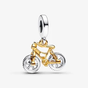(Bild für) Pandora Zweifarbiger Fahrrad-Anhänger mit drehenden Rädern - 763354C01