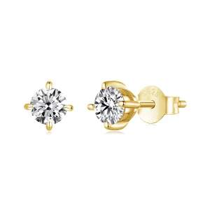 (Bild für) PANDORA Stil 0,5ct Moissanit Ohrringe - MSE038-BM