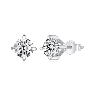 (Bild für) PANDORA Stil 1ct Moissanit Ohrringe - MSE038-L
