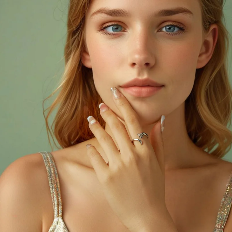 (Bild für) PANDORA Stil Fuchs Offener Ring - SCR1066-E - Ansicht 11