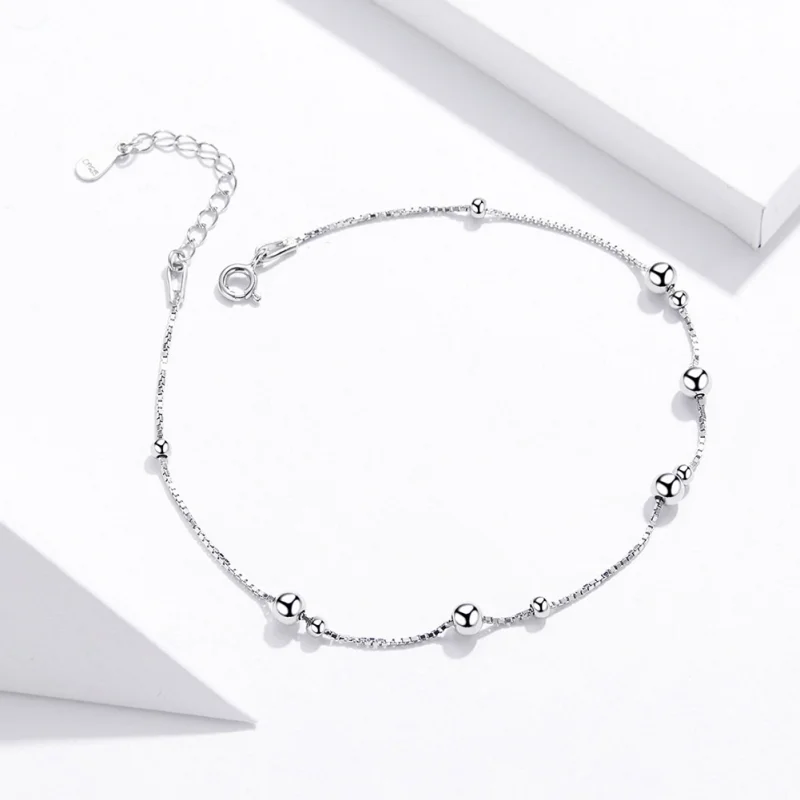 (Bild für) Pandora-Stil Silber „The Relationship“-Fußkettchen - SCT005 - Ansicht 2