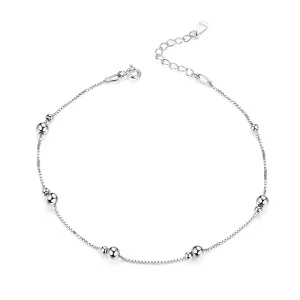 (Bild für) Pandora-Stil Silber „The Relationship“-Fußkettchen - SCT005