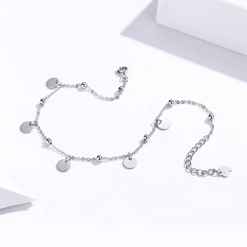 (Bild für) Pandora Style Silber Fußkettchen „The Memory“. - SCT011 - Ansicht 2