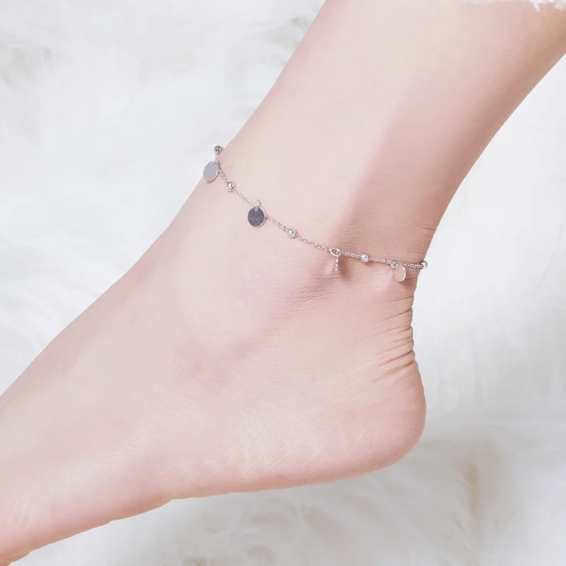 (Bild für) Pandora Style Silber Fußkettchen „The Memory“. - SCT011 - Ansicht 3