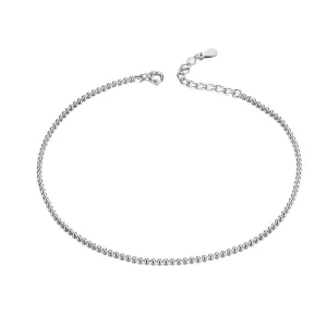 (Bild für) Schlichtes Fußkettchen im Pandora-Stil aus Silber - SCT002