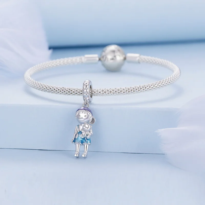 (Bild für) Charm-Anhänger „Kleiner Junge“ im Pandora-Stil - BSC877 - Ansicht 3