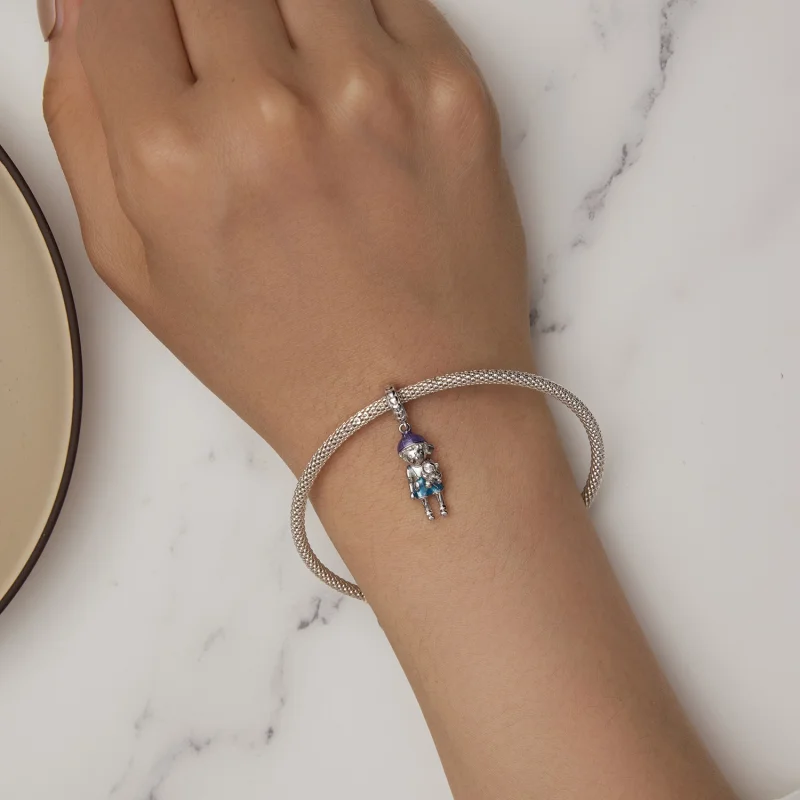 (Bild für) Charm-Anhänger „Kleiner Junge“ im Pandora-Stil - BSC877 - Ansicht 5