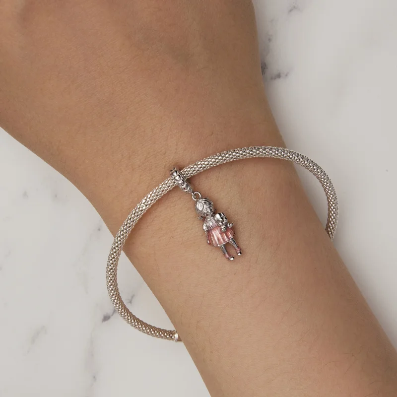 (Bild für) Charm-Anhänger „Kleines Mädchen“ im Pandora-Stil - BSC878 - Ansicht 6