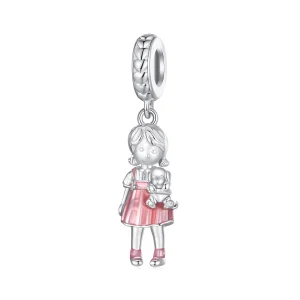 (Bild für) Charm-Anhänger „Kleines Mädchen“ im Pandora-Stil - BSC878