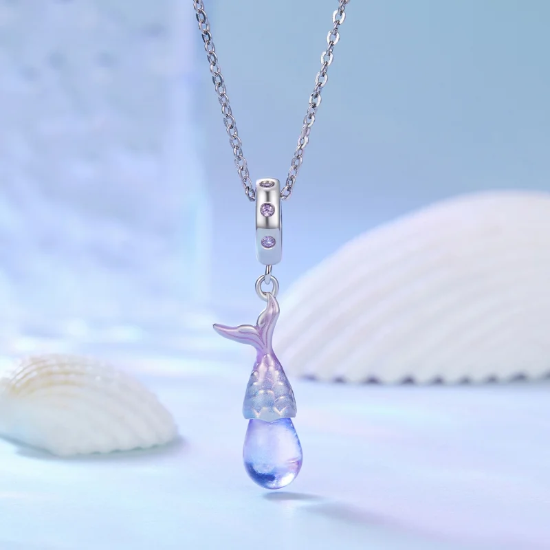 (Bild für) Charm-Anhänger „Meerjungfrauentränen“ im Pandora-Stil - BSC874 - Ansicht 2