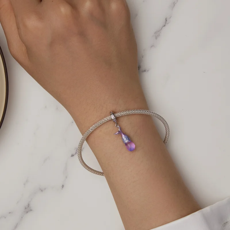 (Bild für) Charm-Anhänger „Meerjungfrauentränen“ im Pandora-Stil - BSC874 - Ansicht 5