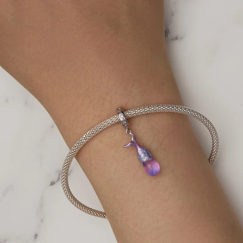 (Bild für) Charm-Anhänger „Meerjungfrauentränen“ im Pandora-Stil - BSC874 - Ansicht 6