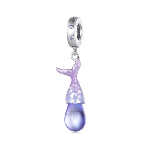 (Bild für) Charm-Anhänger „Meerjungfrauentränen“ im Pandora-Stil - BSC874