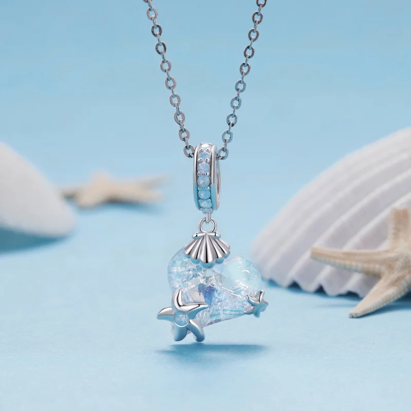 (Bild für) Charm-Anhänger „Unterwasserwelt“ im Pandora-Stil - BSC869 - Ansicht 2