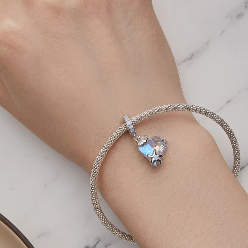 (Bild für) Charm-Anhänger „Unterwasserwelt“ im Pandora-Stil - BSC869 - Ansicht 6