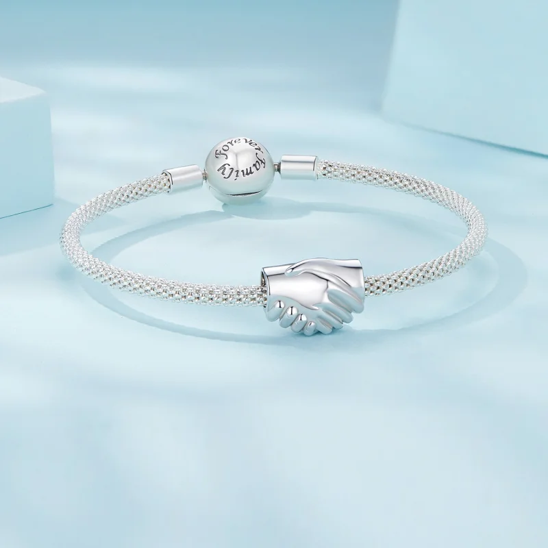 (Bild für) Charm „Hände schütteln“ im Pandora-Stil - SCC2521 - Ansicht 5