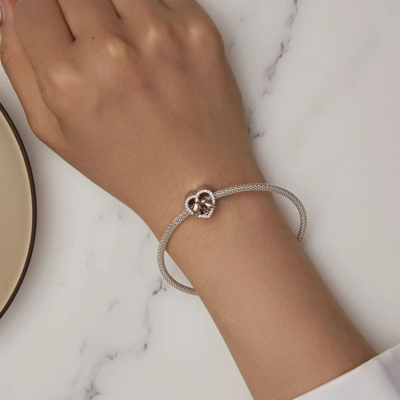 (Bild für) Charm „Kuss die Katze“ im Pandora-Stil - SCC2517 - Ansicht 6