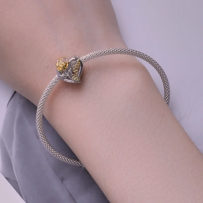 (Bild für) Charm „Schwestern“ im Pandora-Stil - BSC841 - Ansicht 6