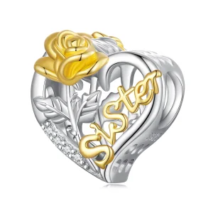 (Bild für) Charm „Schwestern“ im Pandora-Stil - BSC841