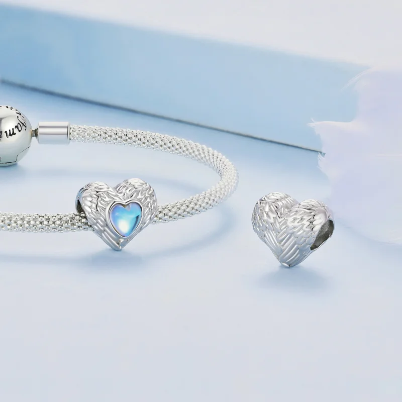 (Bild für) Charm „Wächter des Herzens“ im Pandora-Stil - BSC867 - Ansicht 4