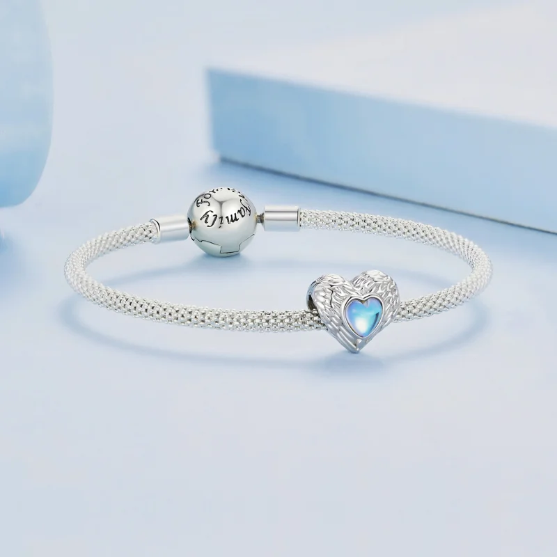 (Bild für) Charm „Wächter des Herzens“ im Pandora-Stil - BSC867 - Ansicht 5