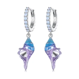 (Bild für) Creolen „Dream Conch“ im Pandora-Stil - BSE841