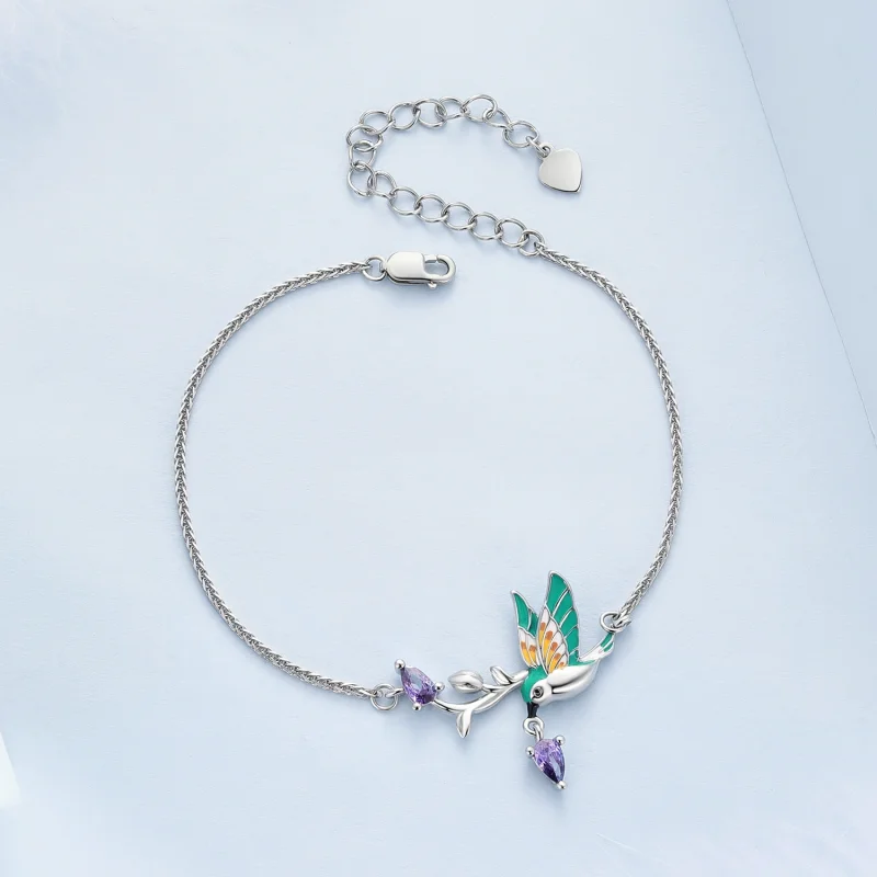 (Bild für) Eisvogel-Armband im Pandora-Stil - BSB126 - Ansicht 2